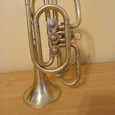 Soviet Trumpet Cornet USSR Musical Wind Instrument Vintage and Rare image 1