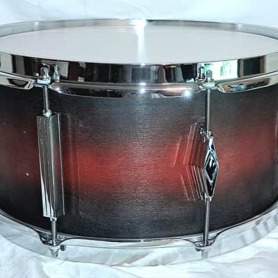 MP SPECIAL CUSTOM MAPLE SNARE DRUM Fresh - Crimson Ebony Satin image 4