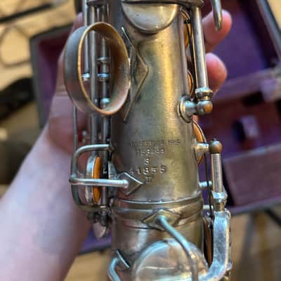 Conn Pann-American  Curved soprano saxophone 1920 - Silver laquer image 7