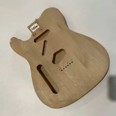 Left Handed Alder Wood Unfinished Telecaster Tele Style Guitar Body image 1