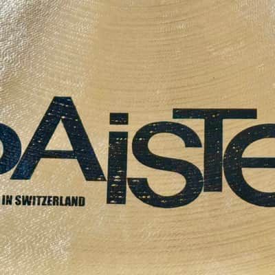 Hard to find one of these this clean! Paiste 20" DIMENSIONS MEDIUM CRUSH Ride 2335g image 7