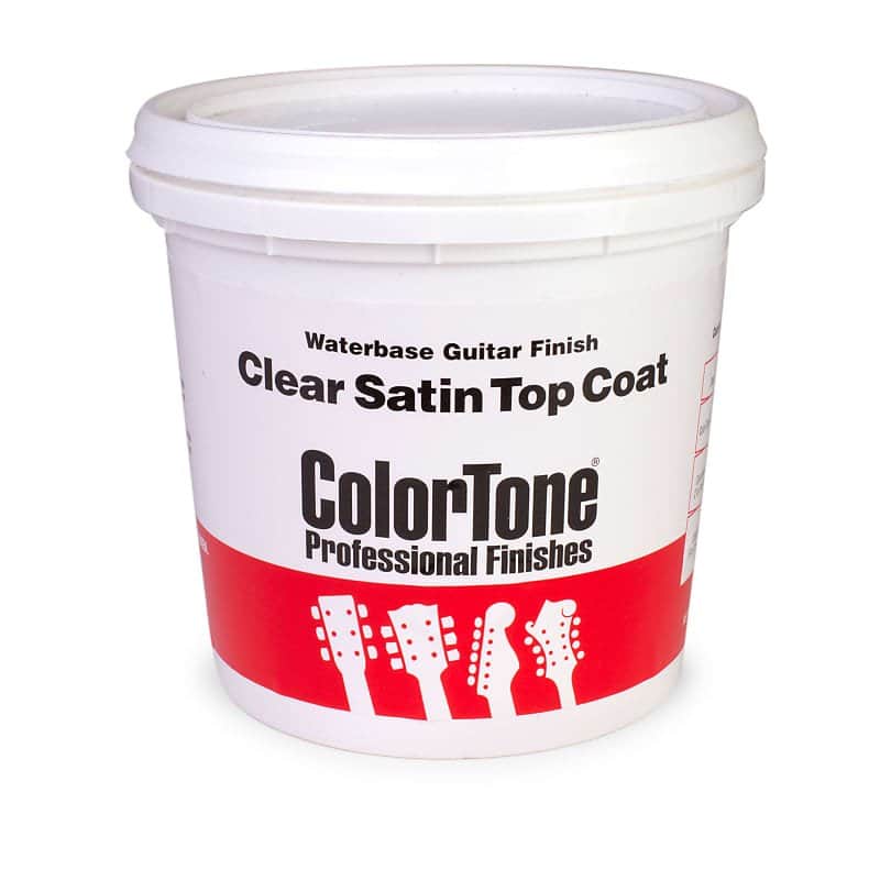 ColorTone Waterbase Guitar Finish, Satin Top Coat, 32-oz. container image 1