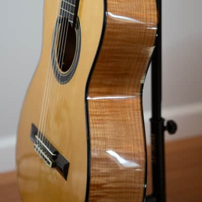 2003 Gary Zimnicki Classical Guitar #149 – Figured Maple/Spruce, , w/ Pickup image 5