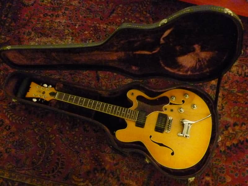RARE Mosrite Blonde Celebrity Hollowbody 1972? guitar serial #1c0183 image 1