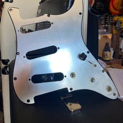 WD Vintage Stratocaster Replacement Pickguard w/ Pots and Selector Switch 1980s - Aluminum image 2
