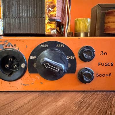 1969 Orange Matamp ORST50 Serial #008 w/ Matching 4x12 image 6