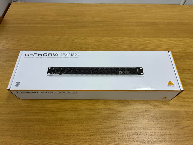 Behringer UMC1820 U-Phoria USB 2.0 Audio Interface 2014 - Present - Black image 1