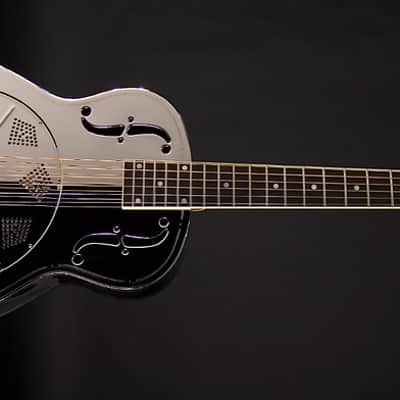 National Reso-Phonic Style 1 DON German Silver 14 Fret - Limited Edition 2023 Mirror Nickel image 4