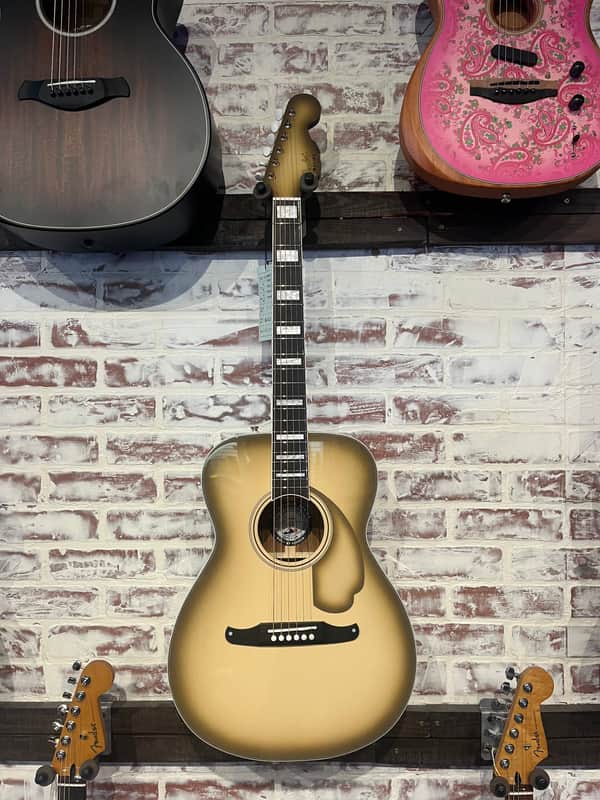 Fender Limited Edition California Vintage Malibu with Case, Antigua Pickguard, Antigua image 1