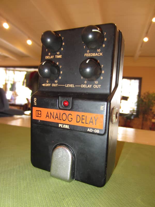 Pearl AD-08 Analog Delay 1980s - Black image 1