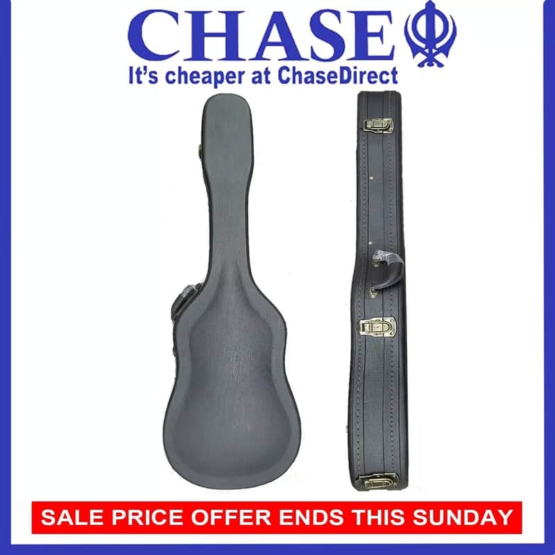 Chase Deluxe Electric Guitar Hard Case - Woodshell Case for Electric Guitar~~ image 1