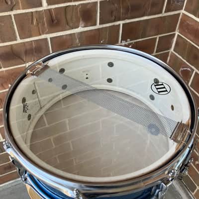 Ludwig Pre-Serial Jazz Fest Blue Sparkle Vintage 1960s Extra Deep image 2