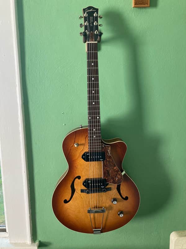 Godin 5th Avenue CW Kingpin II 2010s - Cognac Burst