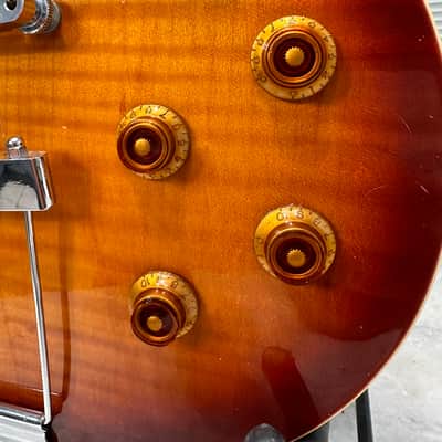 1998 Epiphone 12 String Les Paul Classic, Heritage Cherry, OHSC image 6