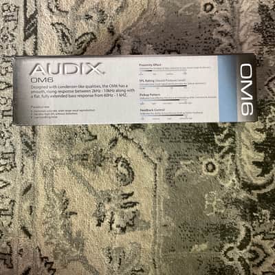 Mint Audix Dynamic Microphone OM6 image 7