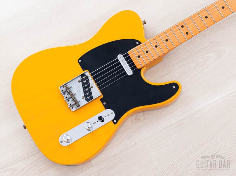 1993 Fender American Vintage '52 Telecaster Butterscotch, Near-Mint w/ Tweed Case, COA image 1