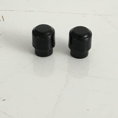 Lot of 2 Vintage MIM Fender Tele Switch Tips Black Lightly Aged Relic USA Tips image 1