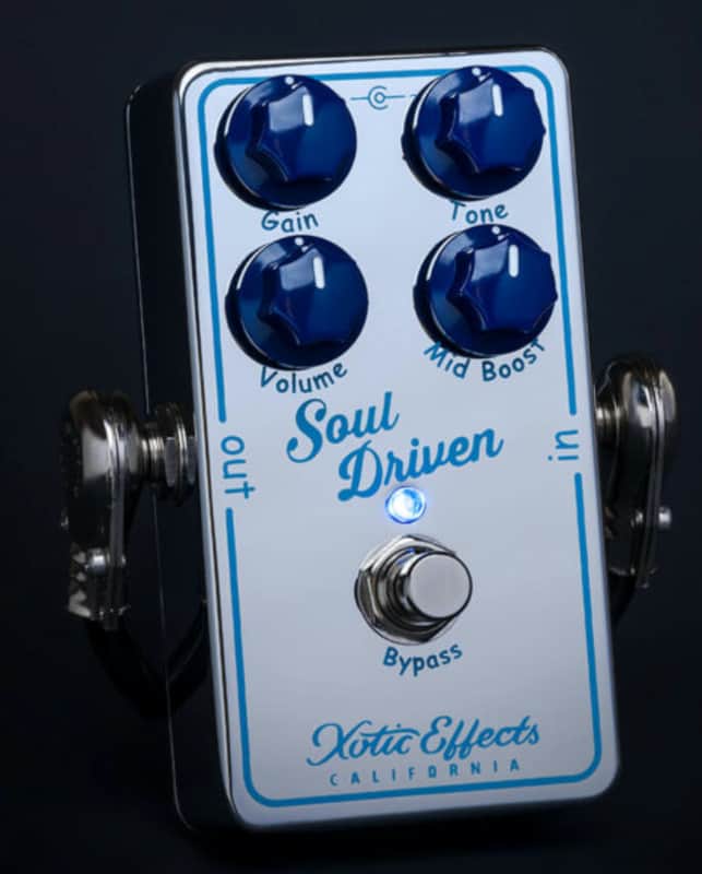 Xotic Soul Driven Overdrive Pedal - Chrome- New! image 1