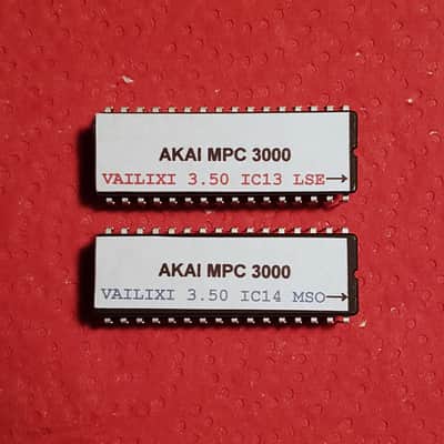 Akai MPC 3000 OS 3.50 Vailixi EPROM Upgrade KIT