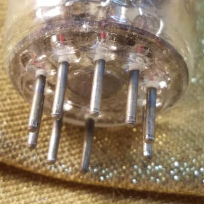 Amperex 6DJ8 tNOS AT1000 TESTED Vacuum Tube Heerlen Small Halo Getter rare Treble Clef Bugle Boy T4TCbb ECC88 dual triode 1960-1966 image 11
