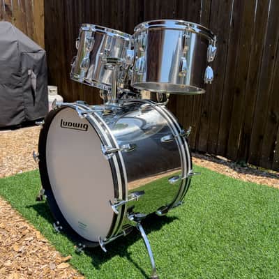 Ludwig Stainless Steel Big Beat 1970s image 4