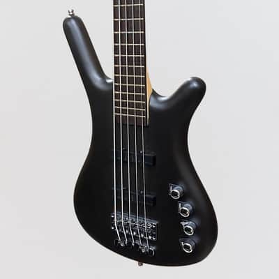Warwick RockBass Corvette Basic 5 String Electric Bass Guitar - Nirvana Black image 3