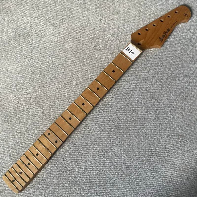 Harley Benton Roasted Maple Guitar Strat Style Neck, 21 Frets Fingerboard image 1