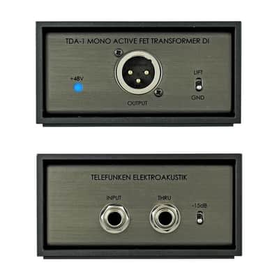 Telefunken USA TDA-1 Active Mono FET Direct Box (FIREWORKS26) image 3