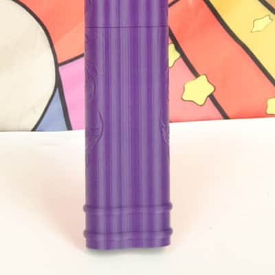 BaFlute F# Medium Low Tone Drone Flute, 432hz Double Chamber Drone Flute, Native American Style Flute, Purple image 12