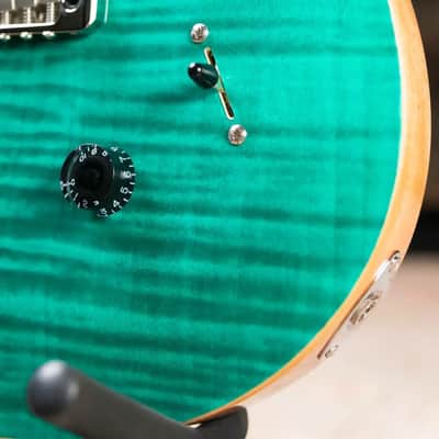 PRS SE Custom 24 Electric Guitar - Turquoise with Gig Bag image 10