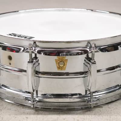 Ludwig Supraphonic 5x14" 10-Lug Aluminum Snare Drum Keystone Vintage 1960's #2 image 1