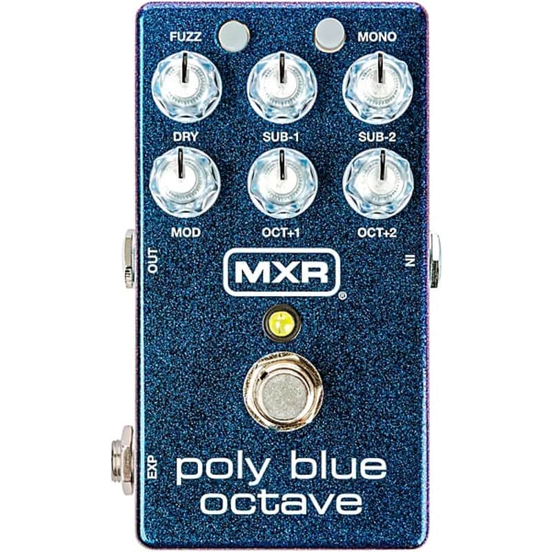 MXR  M306 Poly Blue Octave Effects Pedal 2024 - Blue image 1
