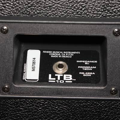 Fender LTB-10 PA Speakers (Pair) w/Pole Mounts image 3