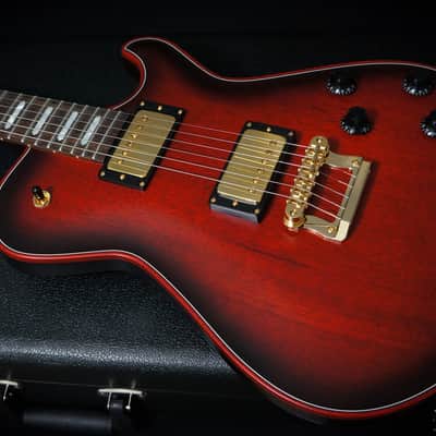 Knaggs Guitars Kenai in Vintage Cherry Smokeburst w/ Red Stained Binding image 4