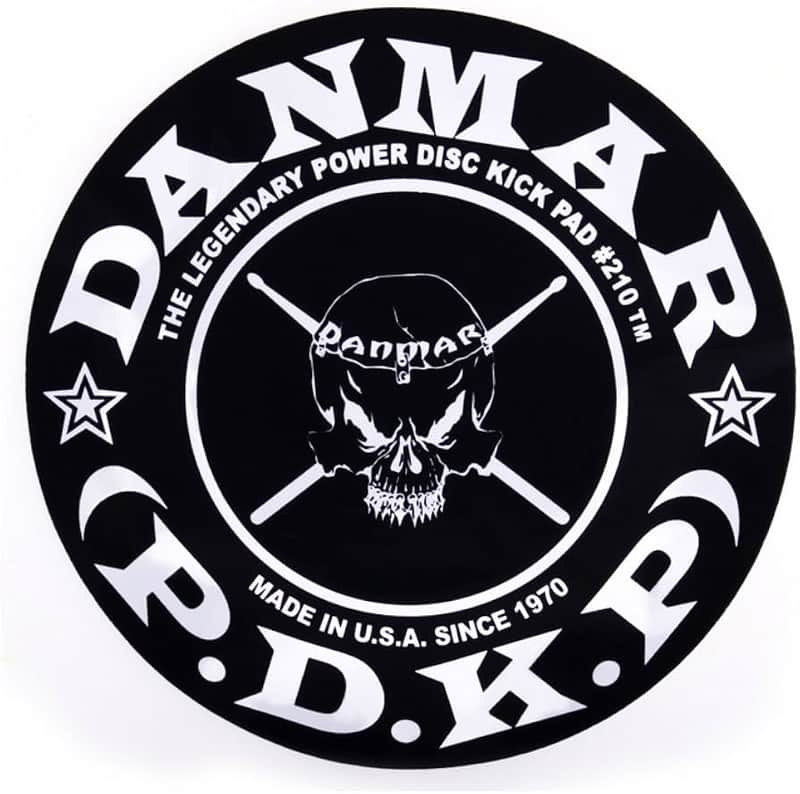 Danmar Single Power Disc Kick Pad, Flames image 1