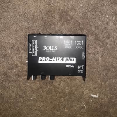 Rolls MX54S ProMix Plus Stereo Microphone Mixer 2020s - Black image 1