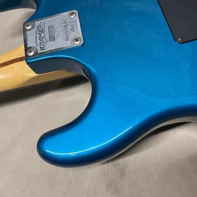 Kramer USA Pacer Deluxe Guitar R2 nut 1980s Blue image 20