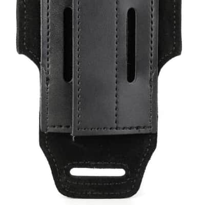 Levy's MM4 Wireless Transmitter Holder Fits Most Beltpacks Black Strap Guitar Strap Pouch for use with Shure, Line 6, Sennheiser and other Wireless Bodypacks image 5