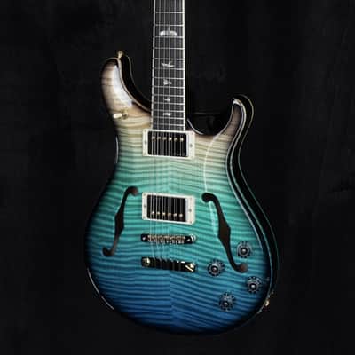2025 PRS McCarty 594 Hollowbody II in Sprayer's Choice "Ocean Fade Smokeburst" with 10 Top and Back image 4