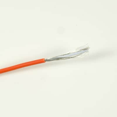 6-Foot Single conductor Shielded Guitar Circuit Wire 28 AWG, Tangerine Bild 4