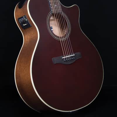 Ibanez AE100 Acoustic/Electric, Burgundy Flat image 4
