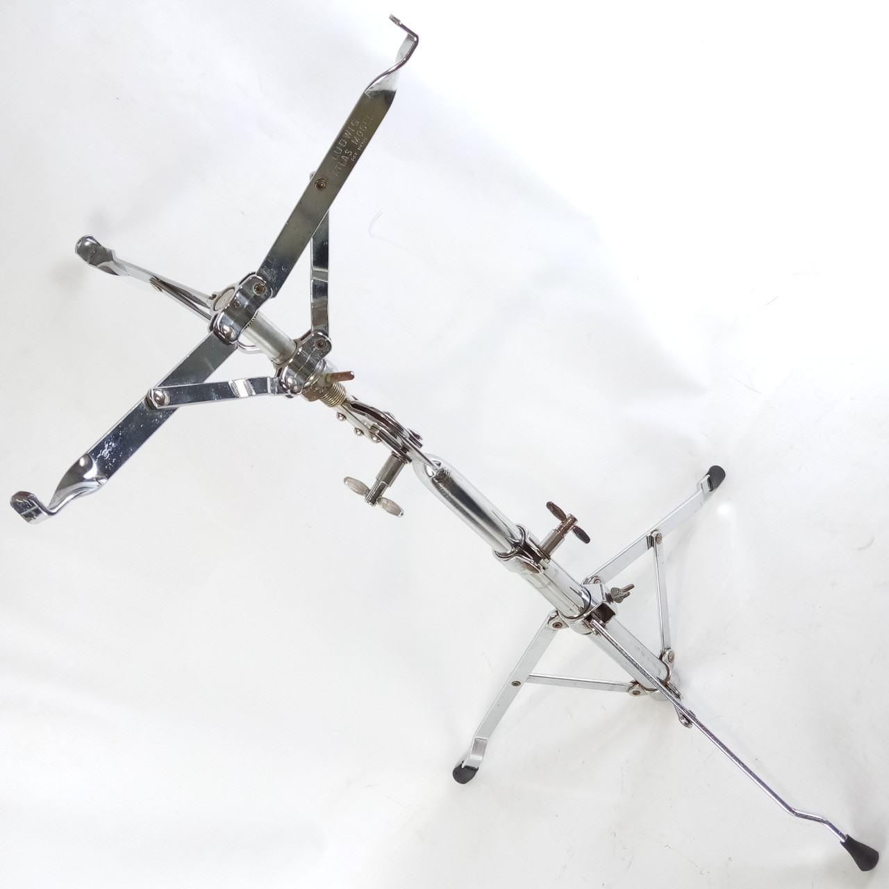 Ludwig "Atlas" Early 70s#1364 Snare Drum Stand Chrome Single-Braced Legs Chicago — main photograph