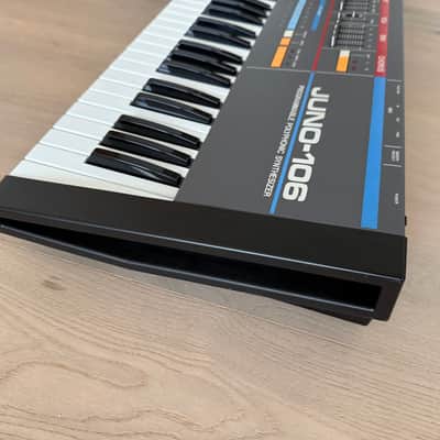 Roland Juno-106 61-Key Programmable Polyphonic Synthesizer 1984 - 1985 - Black (Serviced / Warranty / Roland Case / Literature) image 8