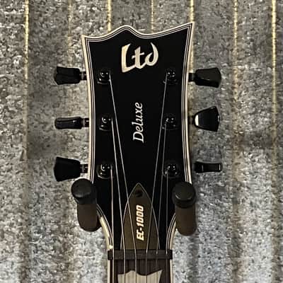 ESP LTD EC-1000S Gloss Black Fluence Guitar & Case #0581 Used image 4