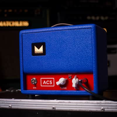 Morgan Amplification AC5 - Little Box Exclusive Megaman Blue image 2