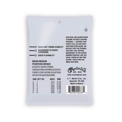Martin Ma550 Authentic Sp Medium Phosphor Bronze 13 56 image 2