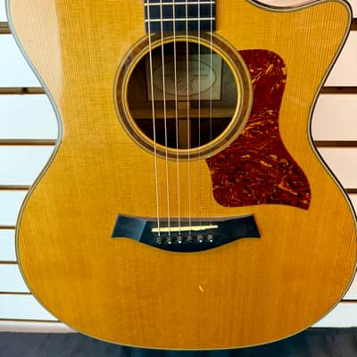 Taylor 714ce-L1 Red Cedar Top, Walnut Back & Sides, 2003 with Hardshell Case - Pre Owned image 5