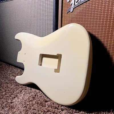Relic Fender Stratocaster Body Alder Vintage Aged Olympic White 60s Nitrocellulose!😍 image 15