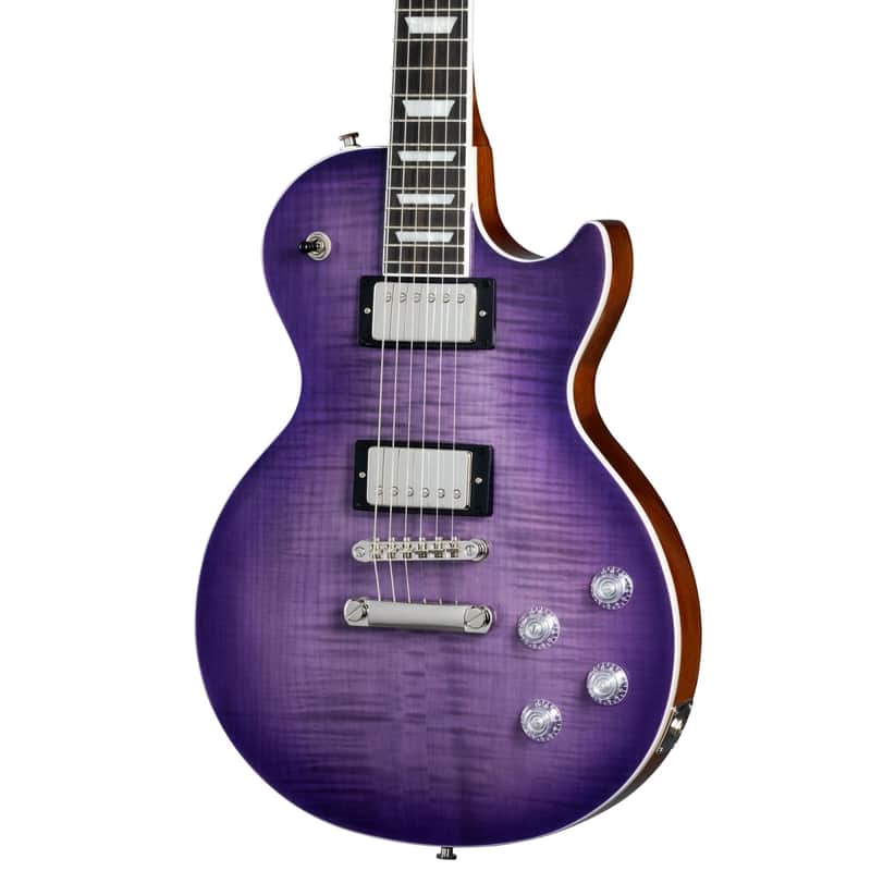 Epiphone Les Paul Modern Figured Guitar w/ Gig Bag - Purple Burst image 1