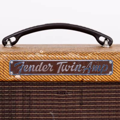 1959 Fender Tweed Twin 5F8-A High Power Vintage 2x12 Tube Amp, 100% Original Circuit, Jensen P12N image 3